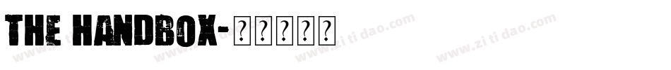 THE HANDBOX字体转换